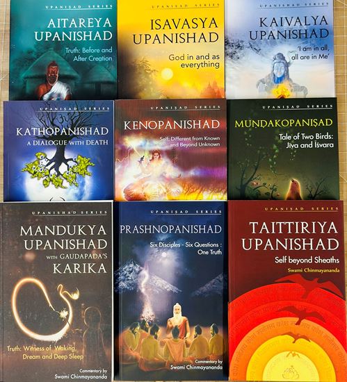 Chinmaya Publications. UPANISHADS (Set of 9 books)