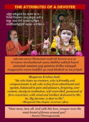 Picture of Post card Magnet: The Attributes of a Devotee