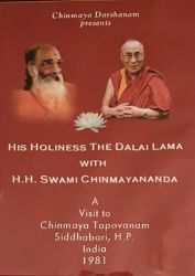 Picture of Dalai Lama with Swamiji